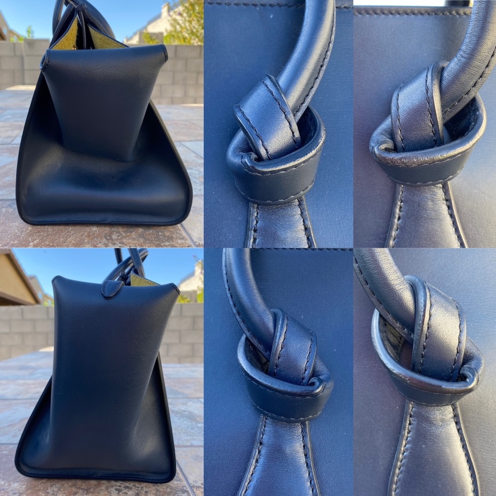 SOLD Celine Small Tie Palmalato Leather Tote - Picture 8 of 15